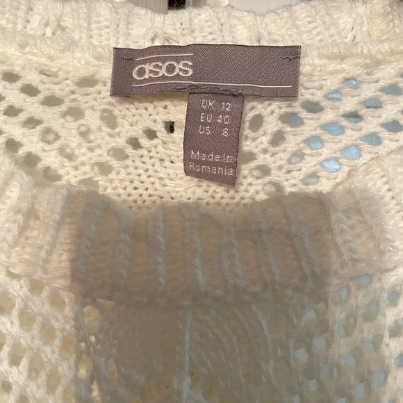 ASOS Crotchet Sweater w/ Bubble Sleeve - Picture 4 of 5